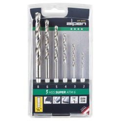 Estuche Brocas Alpen Hexagonal Hss    6 Piezas