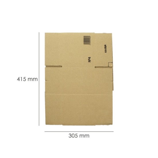 Caja Embalaje Nº4 Anonima 256 x 155 x 136 mm, al por Mayor | Almacén de Ferretería
