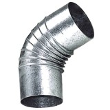 Codo Estufa Galvanizado de  120 mm, 45°, al por Mayor | Almacén de Ferretería