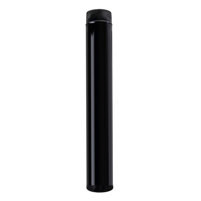 Wolfpack Tubo de Estufa Acero Vitrificado Negro Ø 110 mm, Ideal Estufas de Leña, Chimenea, Alta resistencia, Color Negro al por 