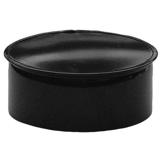 Tapa Tubo Estufa Negro Vitrificada 100 mm, al por Mayor | Almacén de Ferretería
