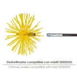 Cepillo Deshollinador Nylon 200mm M12 al por Mayor | Almacén de Ferretería