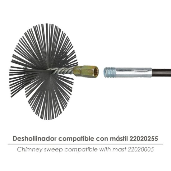 Cepillo Deshollinador Acero Pl, 150mm M12 al por Mayor | Almacén de Ferretería
