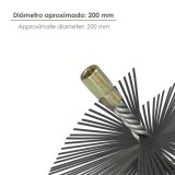 Cepillo Deshollinador Acero Pl, 200 mm M12 al por Mayor | Almacén de Ferretería