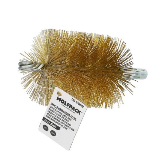 Cepillo Limpiatubos Acero  75 mm M12 al por Mayor | Almacén de Ferretería