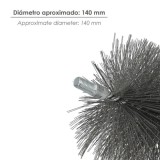 Cepillo Limpiatubos Acero 140 mm M12 al por Mayor | Almacén de Ferretería