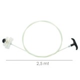 Deshollinador Kit Estufa Pellet Ø 80/100 mm, Longitud 2,5 metros al por Mayor | Almacén de Ferretería