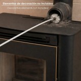 Deshollinador Kit Estufa Pellet Ø 80/100 mm, Longitud 2,5 metros al por Mayor | Almacén de Ferretería