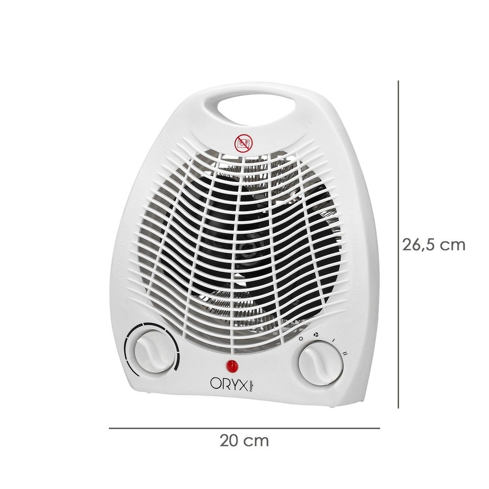 Termoventilador Ovalado 1000 / 2000w al por Mayor | Almacén de Ferretería
