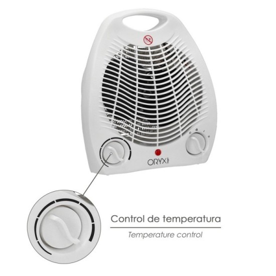 Termoventilador Ovalado 1000 / 2000w al por Mayor | Almacén de Ferretería