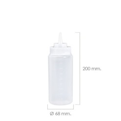 Botella Biberon Cocina Plástico 500 Ml,