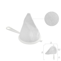 Colador Tela Franela Armazón de Plastico Ø 12 cm,