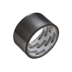 Cinta Adhesiva Aluminio Negra 48 mm, x  10 m, 66 micras