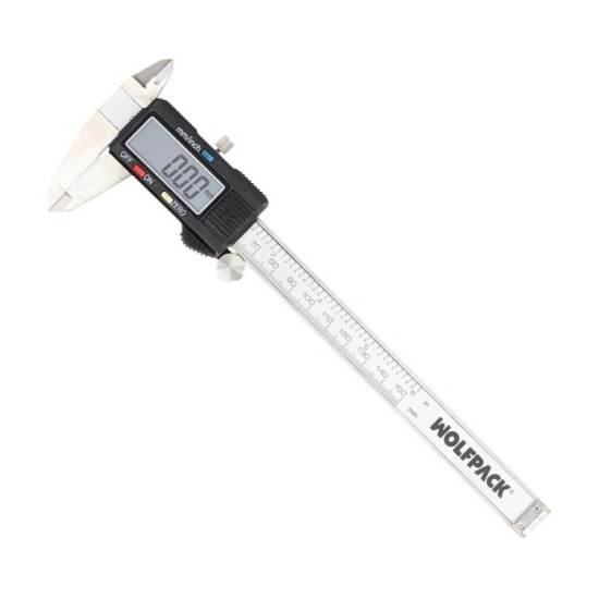 Calibre Digital Acero Inoxidable 150 mm, Pie de Rey, Paquimetro, Pantalla LCD, Boton de Bloqueo al por Mayor | Almacén de Ferret
