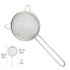 Colador Acero Inoxidale Plus Ø 14 x 30,5 cm,