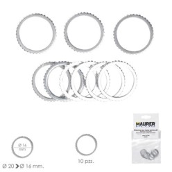 Adaptadores / Reductores Disco Corte Madera Ø 20 a Ø 16 mm, (Bolsa 10 piezas)