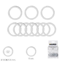 Adaptadores / Reductores Disco Corte Madera Ø 30 a Ø 25 mm, (Bolsa 10 piezas)