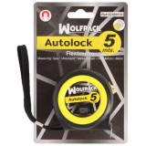 Flexometro Sistema Autolock Con Freno Automatico Longitud 5 Metros Ancho Cinta 25 mm, Magnetico, Cinta Metrica Freno Automatico 