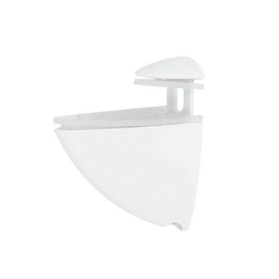 Soporte Pelicano Regulable Para Estante 1 / 20 mm, Blanco  (1 Pieza) al por Mayor | Almacén de Ferretería