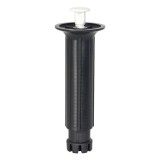 Pata Regulable Fija 13 / 20 cm, Negro al por Mayor | Almacén de Ferretería
