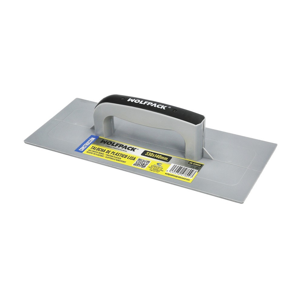 Talocha Plastico Lisa 33 x 14 cm, Gris, al por Mayor | Almacén de Ferretería