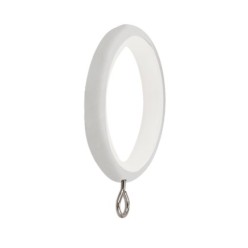 Anilla Zirconio Para Barras Ø 20 mm, Sin Silenciador Acabado Blanco (Blister 10 unidades)