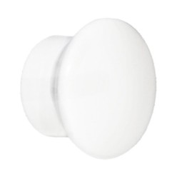 Terminal Zirconio Para Barras Ø 20 mm, Tapon Blanco (Pack 2 unidades)