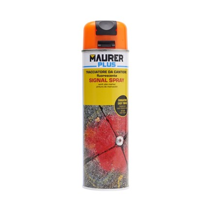 Spray Pintura Trazador Naranja Fluorecente 500 ml,