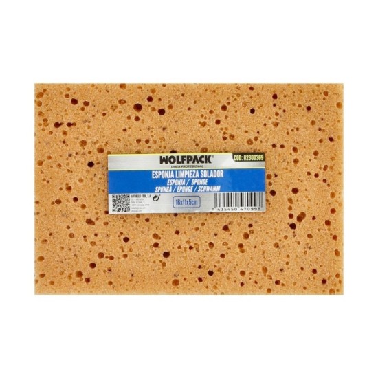 Esponja Obra Albañil Limpieza Solador Profesional 16 x 11 cm, al por Mayor | Almacén de Ferretería
