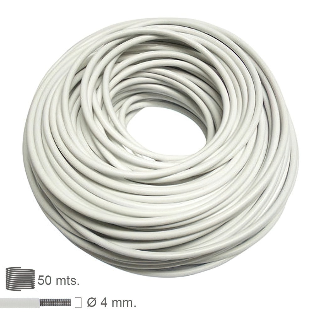 Gusanillo Espiral Visillo Forrado (Rollo 50 metros) al por Mayor | Almacén de Ferretería