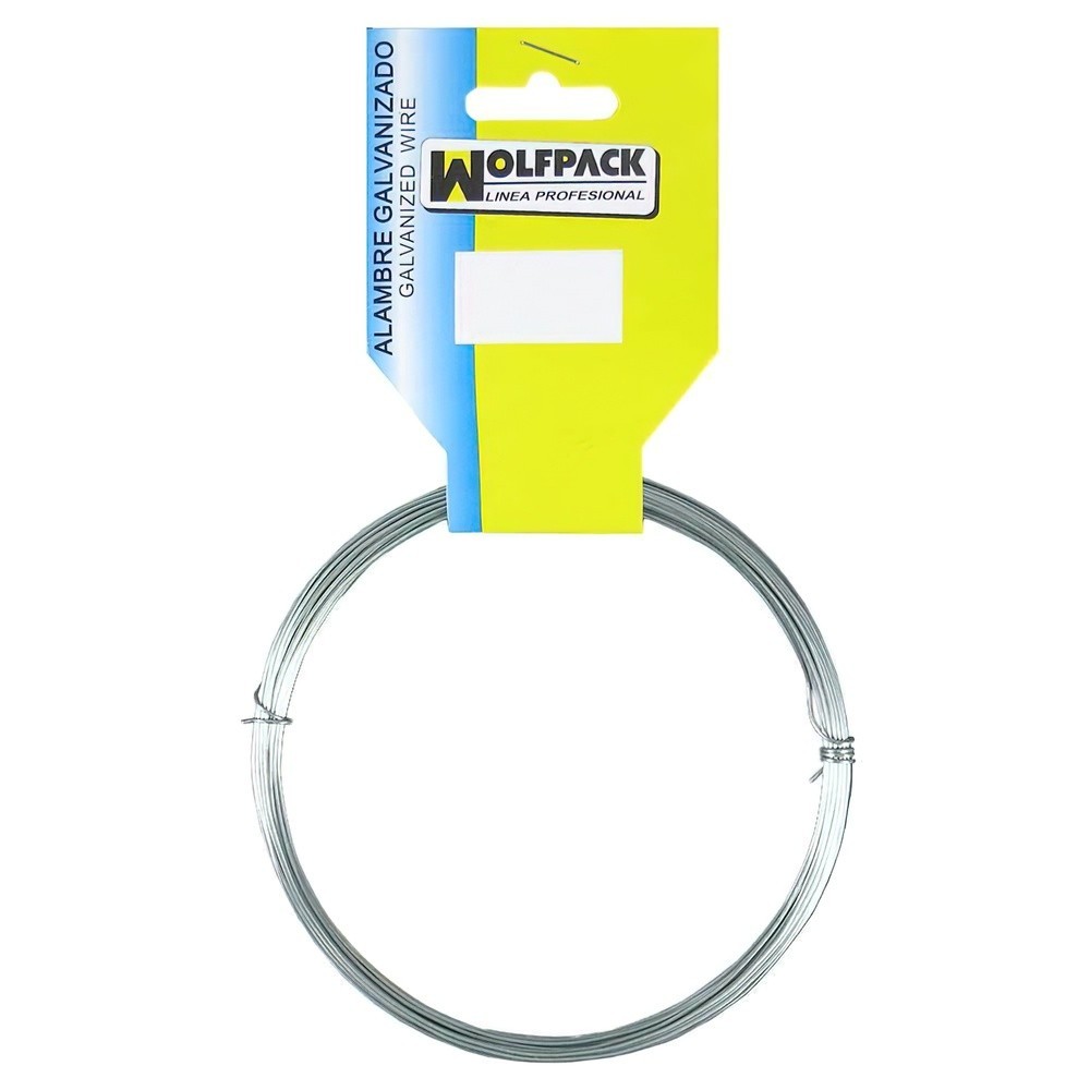 Alambre Galvanizado (Rollo 50 gramos / 6,5 metros) Nº 5/1,0 mm, al por Mayor | Almacén de Ferretería