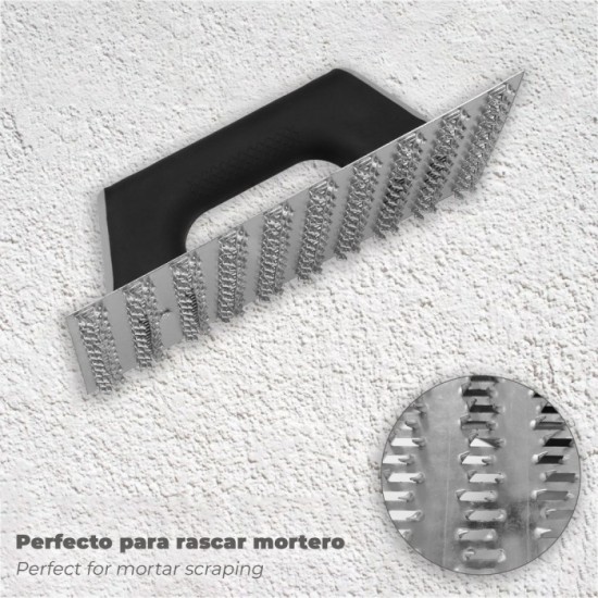 Rascador Mortero Profesional 250x145 Mango TPR al por Mayor | Almacén de Ferretería