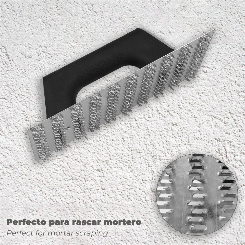 Rascador Mortero Profesional 250x145 Mango TPR al por Mayor | Almacén de Ferretería