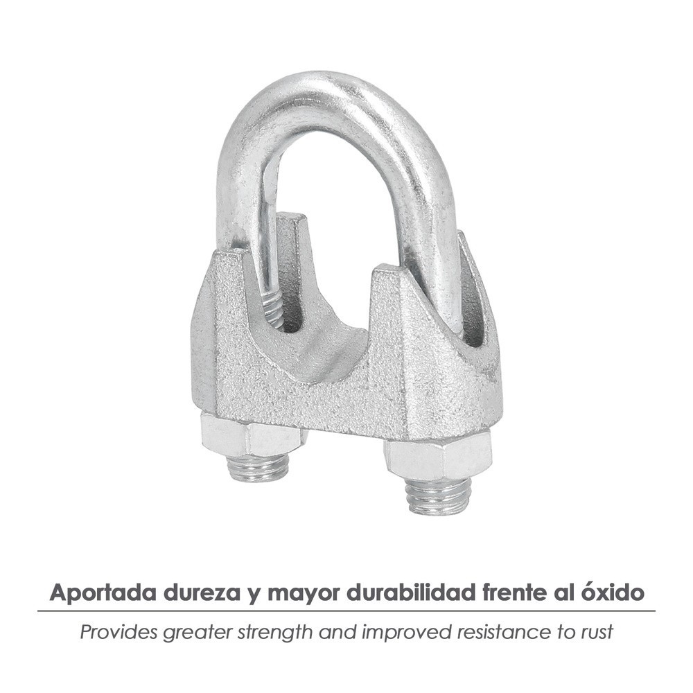 Sujetacables Galvanizado 24 mm, 1" Uso Domestico al por Mayor | Almacén de Ferretería