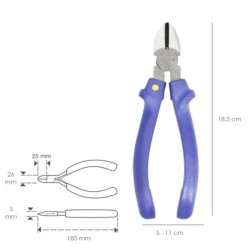 Alicates Utilex Corte Diagonal   175 mm,