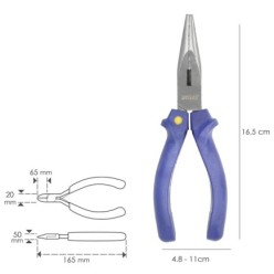 Alicates Utilex Boca  Recta     150 mm,
