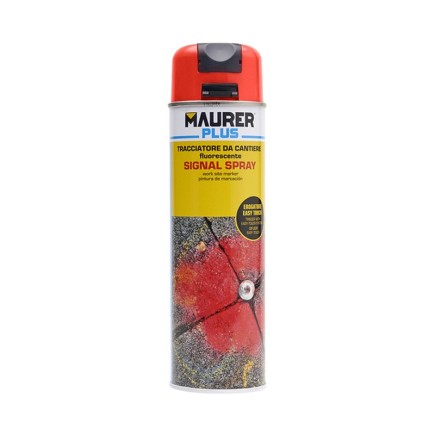 Spray Pintura Trazador Rojo Fluorescente 500 ml,