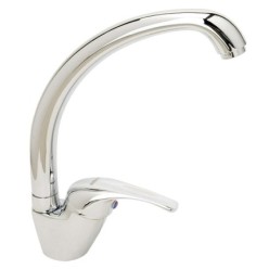 Monomando Fregadero Con Caño Alto Con Cartucho ceramico Ø 40 mm,