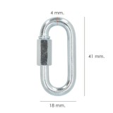 Enganche Rapido Cadena   4,0 mm, al por Mayor | Almacén de Ferretería