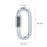 Enganche Rapido Cadena   5,0 mm, al por Mayor | Almacén de Ferretería