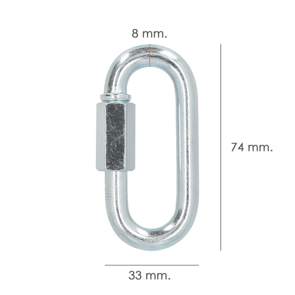 Enganche Rapido Cadena   8,0 mm, al por Mayor | Almacén de Ferretería
