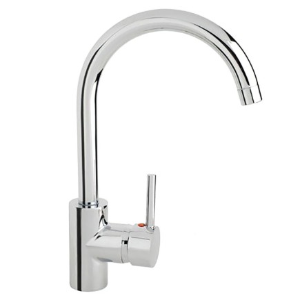 Monomando "Línea Flow" Fregadero Con Caño Alto Con Cartucho ceramico Ø 40 mm,