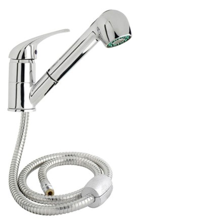 Monomando "Línea Flow" Fregadero Telescópico Con Cartucho Ceramico Ø 40 mm,