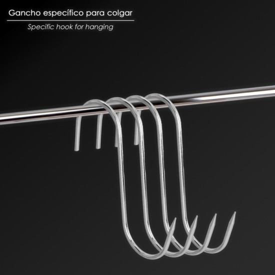 Gancho Carnicero Acero Inoxidable 100 mm, al por Mayor | Almacén de Ferretería