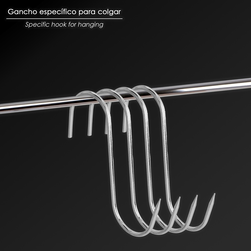 Gancho Carnicero Acero Inoxidable 100 mm, al por Mayor | Almacén de Ferretería