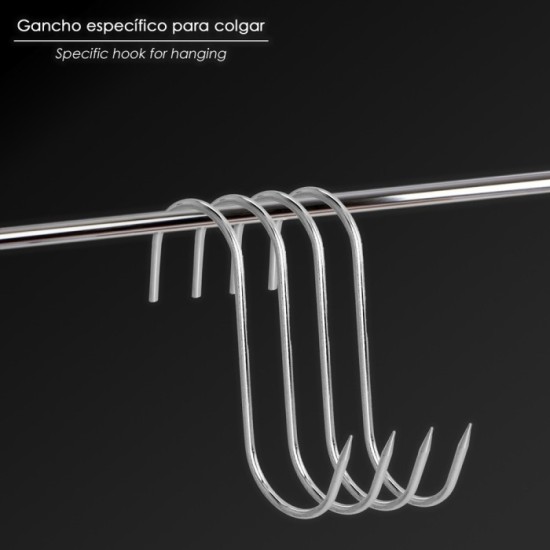 Gancho Carnicero Acero Inoxidable 140 mm, al por Mayor | Almacén de Ferretería