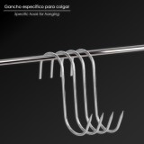 Gancho Carnicero Acero Inoxidable 140 mm, al por Mayor | Almacén de Ferretería