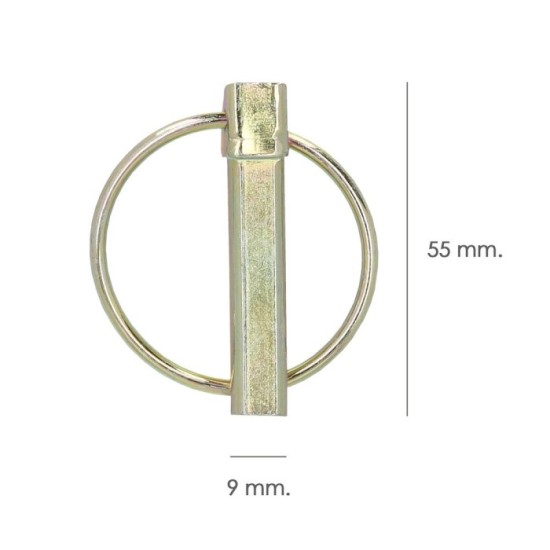 Pasador "Anilla"  Ø 9 x 55 mm, al por Mayor | Almacén de Ferretería