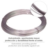Alambre Galvanizado Rollo 25 Kg, Nº 14 - 2,2 mm, al por Mayor | Almacén de Ferretería