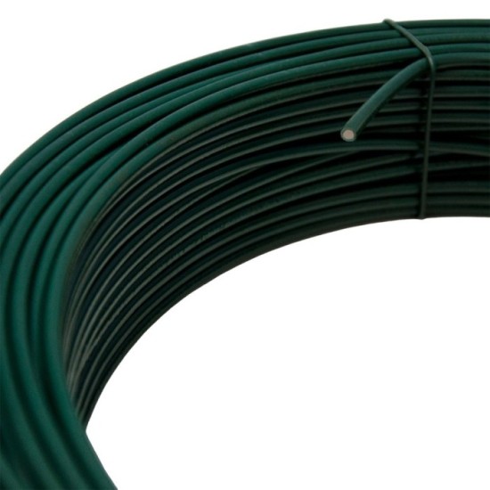 Alambre plastificado Verde Rollo 25 Kg, / Nº17 al por Mayor | Almacén de Ferretería